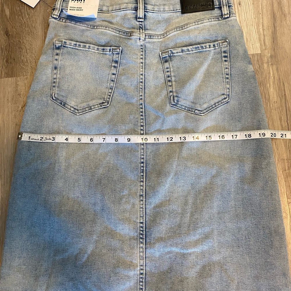 NWT Women’s DKNY Jeans High Rise Maxi Skirt